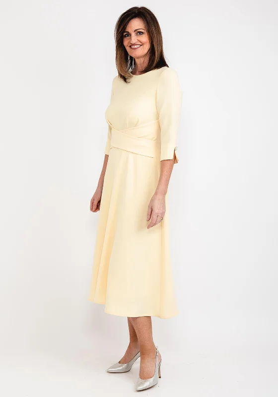 Claudia C Klee A-Line Maxi Dress, Lemon