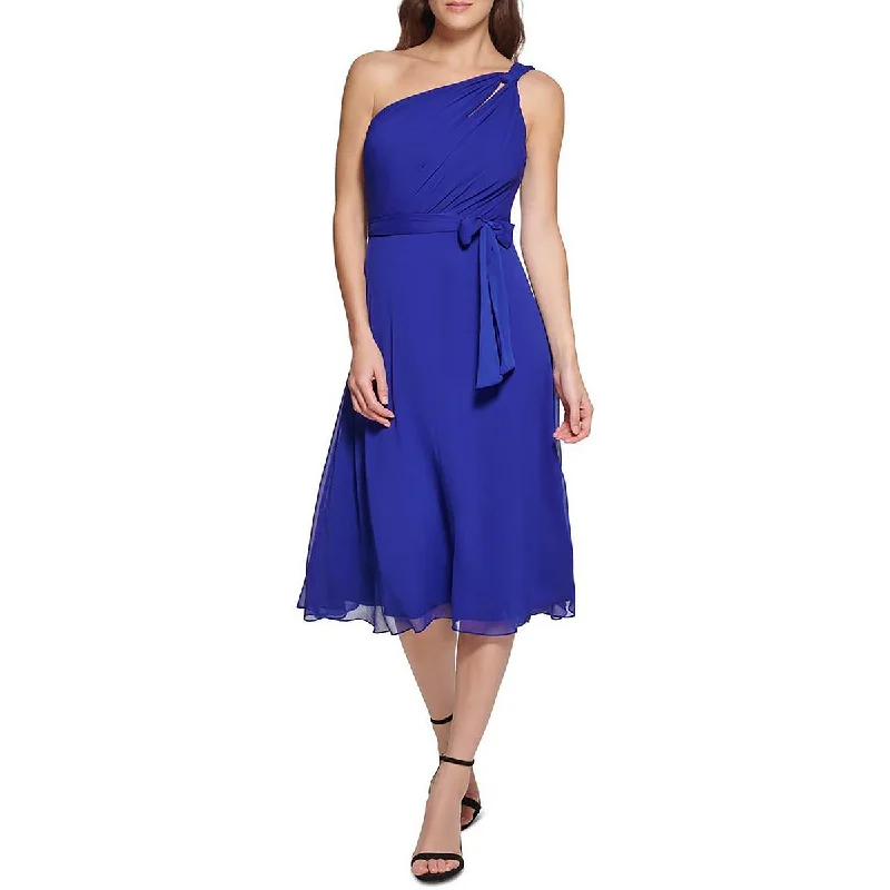 DKNY Womens Midi Cocktail and Party Dress