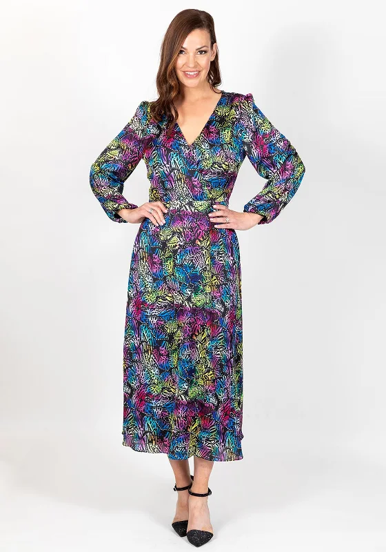 Ella Boo Butterfly Print Maxi Dress, Multi