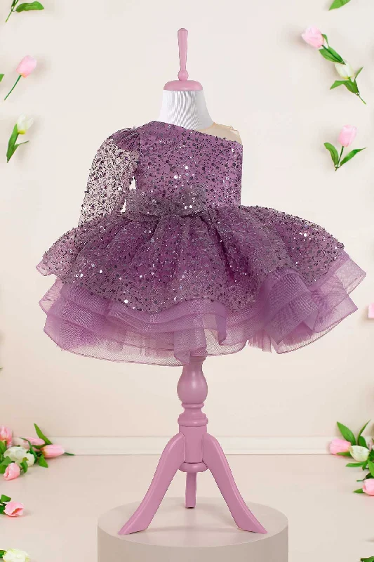 Monica Lavender Party Dress