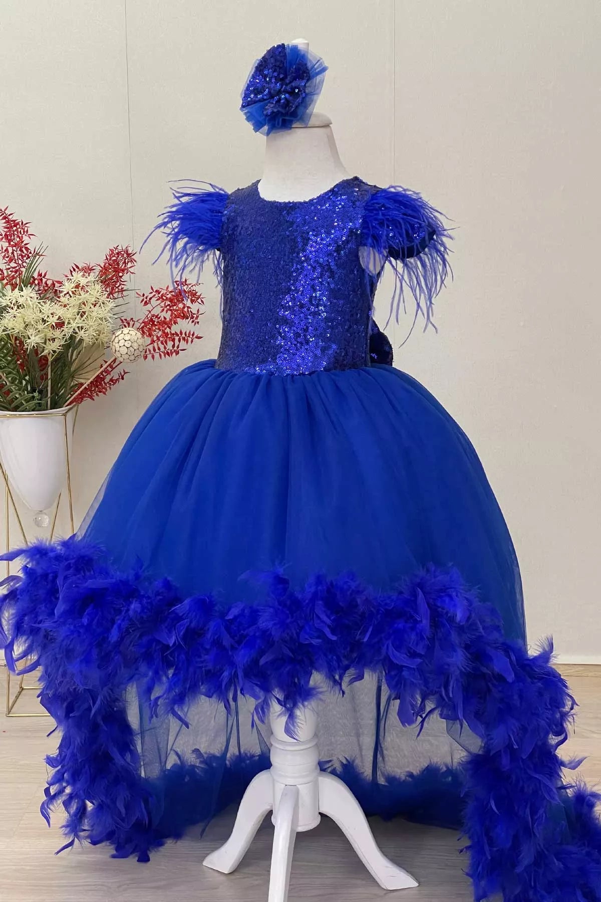 Ophelia Sax Blue Party Dress