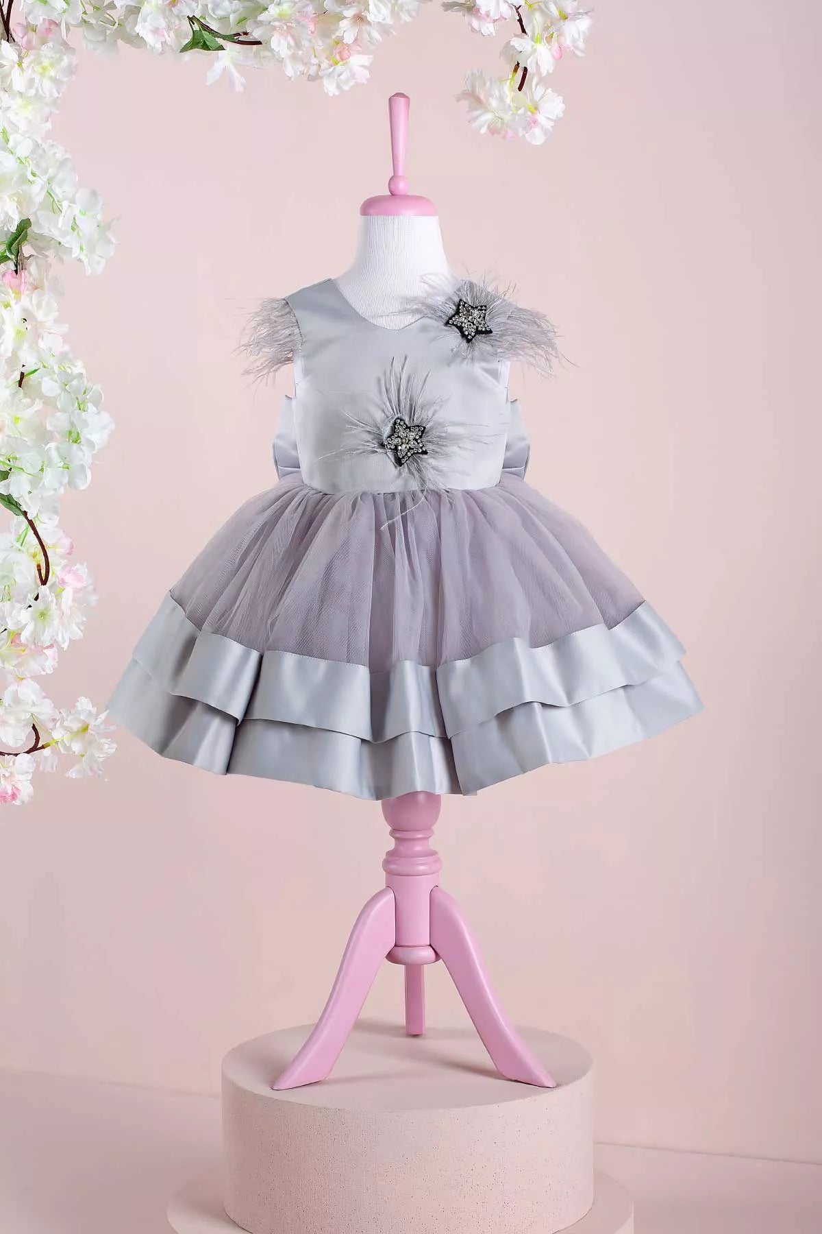 Star Gray Party Dress