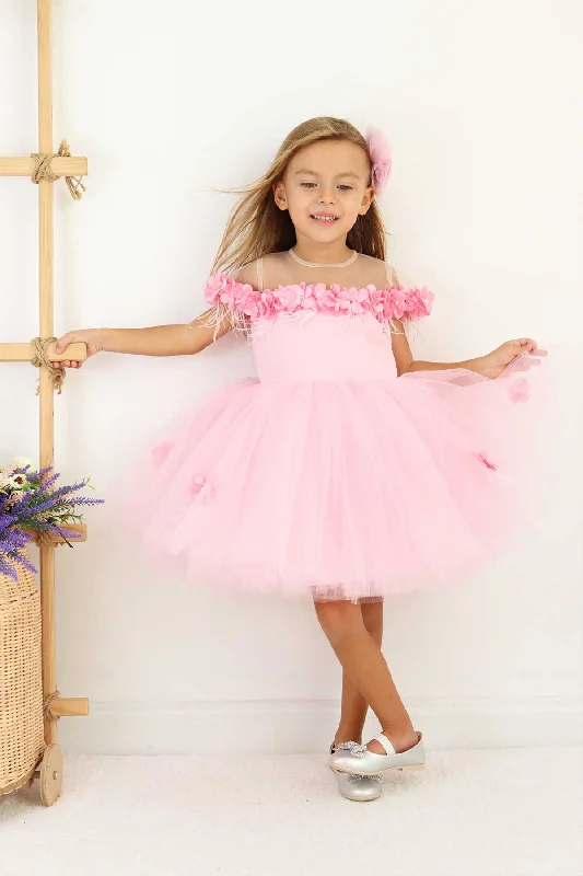 Violet Pink Party Dress