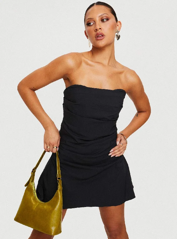 Weekend Flash Deals Bradwell Strapless Mini Dress Black
